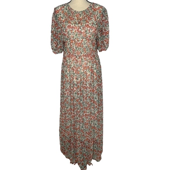 Zara Floral Cottagecore Maxi Dress - Picture 3 of 15